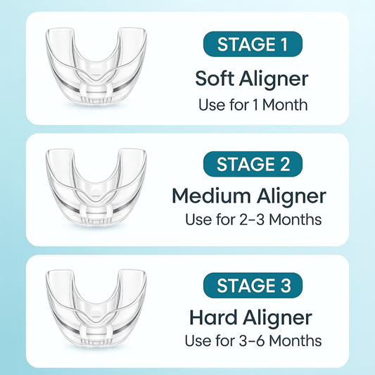 3 Stages Orthodontic Aligners